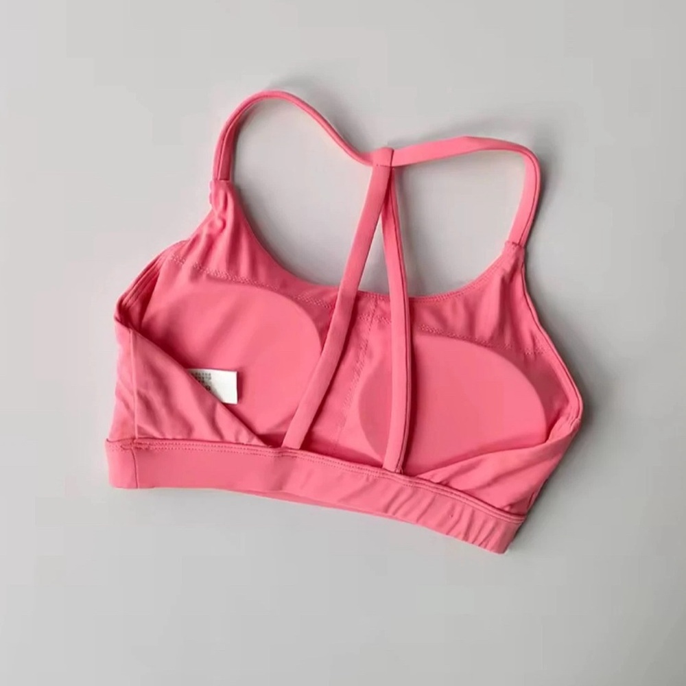 Women Hot Pink ONLY Padded Sports Bra Strappy Size S Brand New Buttery DESCRIPTI